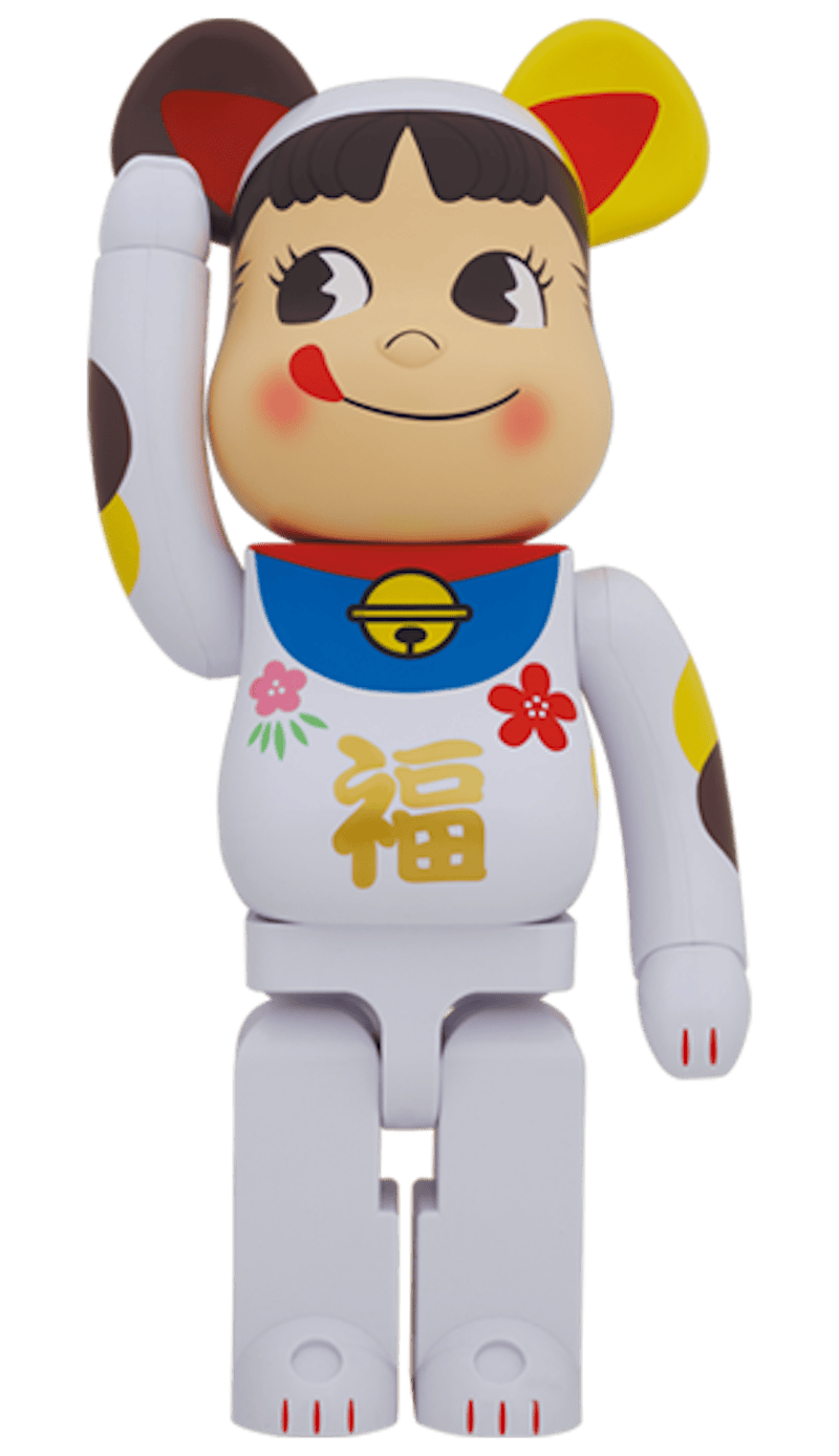 Bearbrick Maneki Neko Peko-chan Fuku 1000%