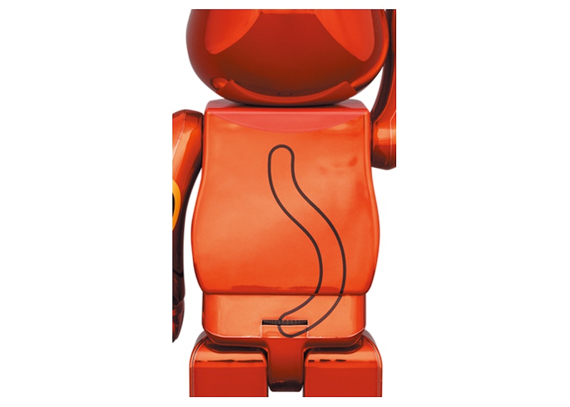 Bearbrick Maneki Neko Plum Gold Plating Luminous 400%