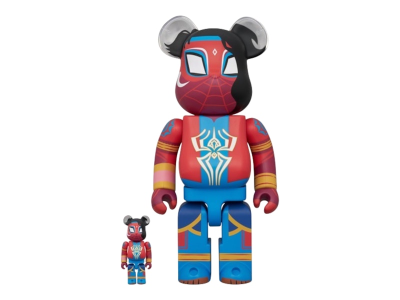 Bearbrick Marvel Spider-Man Across the Spiderverse India 100% & 400% Set