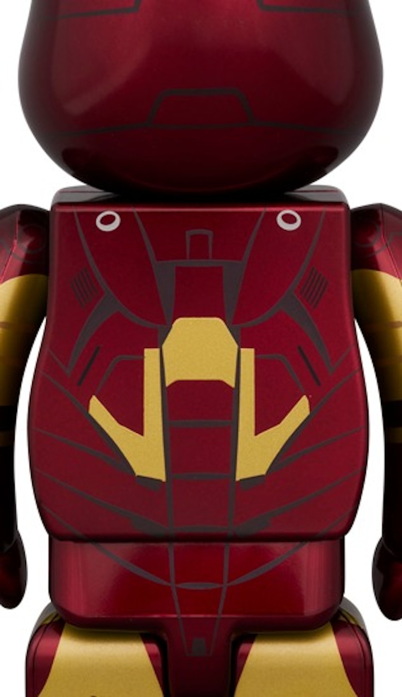 Bearbrick Marvel The Infinity Saga Iron Man Mark III 100% & 400% Set