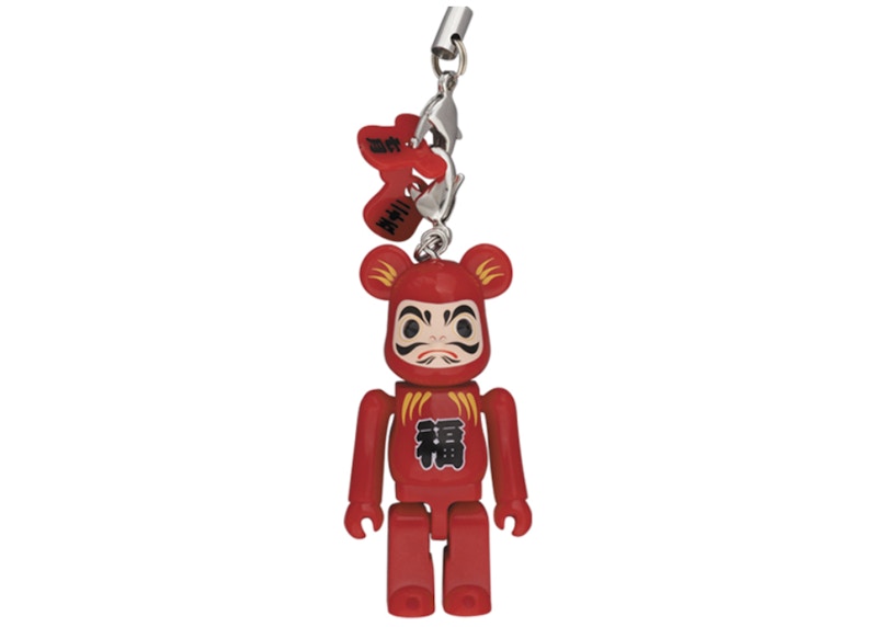 Bearbrick Medicom Daruma Keychain Red