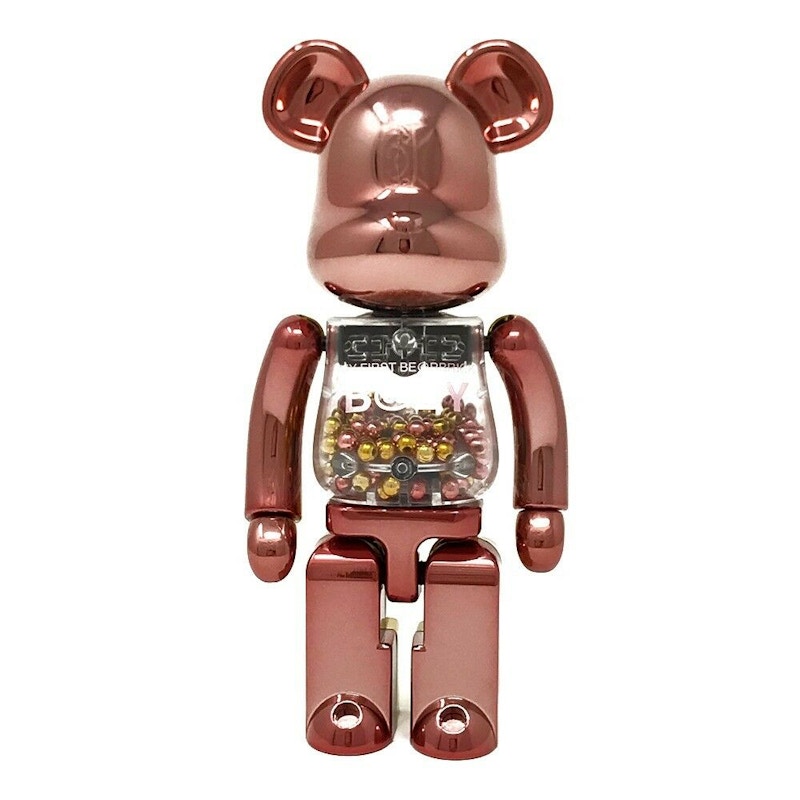 Bearbrick Medicom Super Alloyed My First Bearbrick Baby Pink Gold 200% Pink
