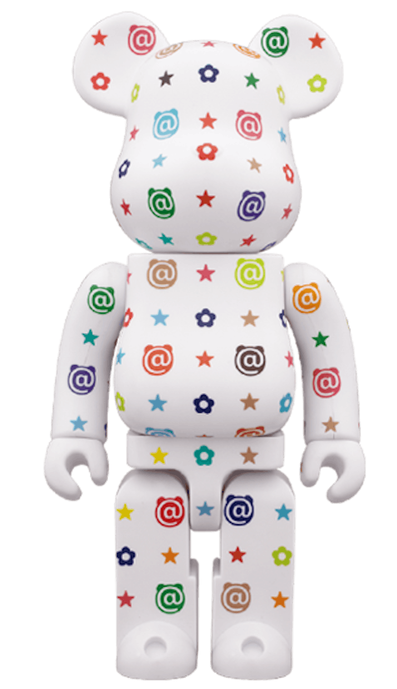 Bearbrick Multicolor 400% White