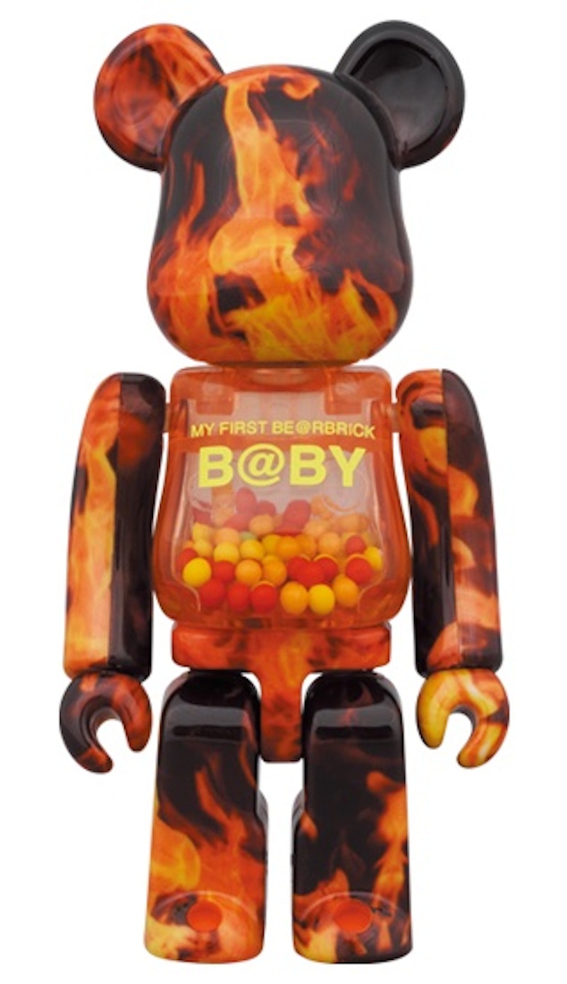 Bearbrick My First BaBy "Flame" 100% & 400% Set