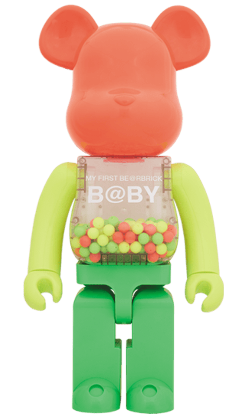 Bearbrick My First Baby 1000% Neon