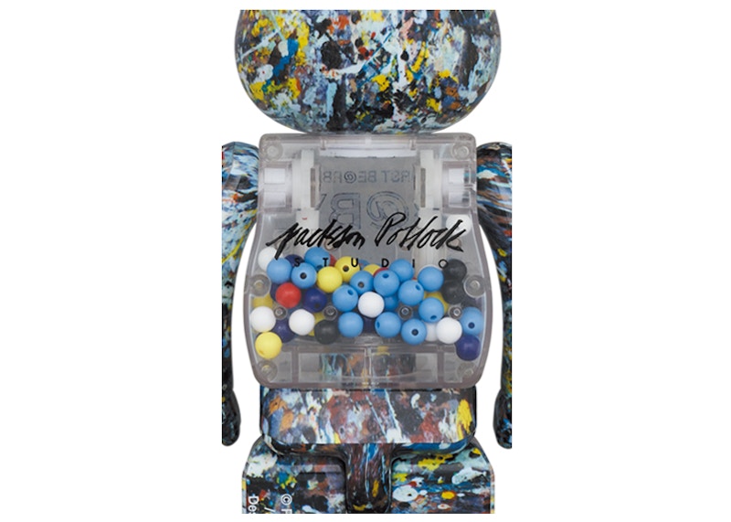 Bearbrick My First Baby Jackson Pollock Studio Ver. 100% & 400% Set Multi