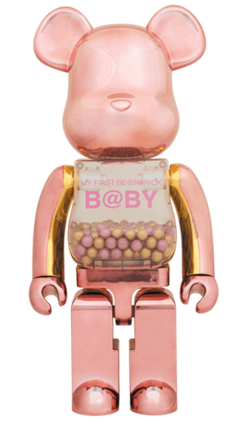 Bearbrick My First Bearbrick Baby 1000% Rose Gold