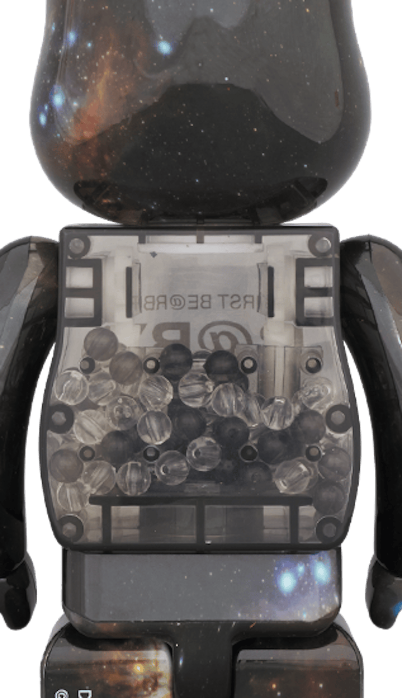 Bearbrick My First Bearbrick Baby Space Version 100% & 400% Black