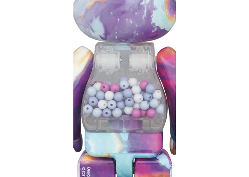 Bearbrick My First Nyabrick Baby Marble Ver. 100% & 400% Set Multi