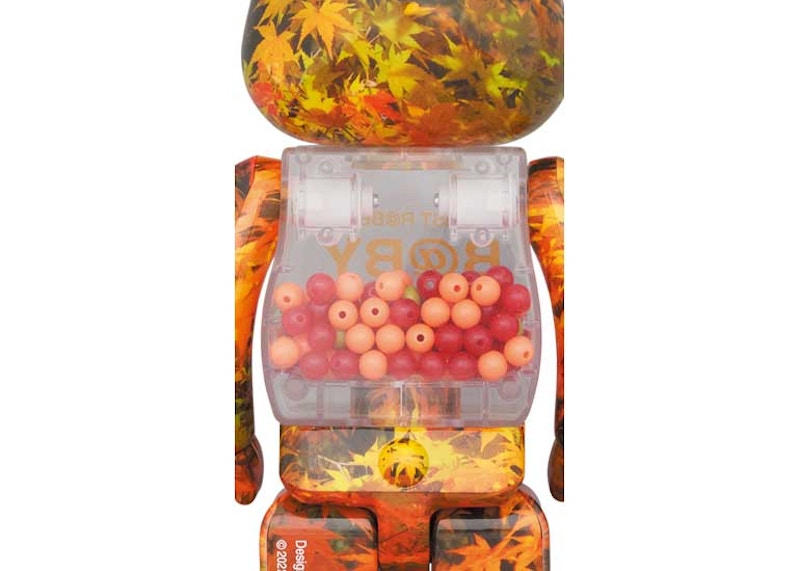 Bearbrick My First Rabbrick Baby Autumn Leaves Ver. 100% & 400% Set