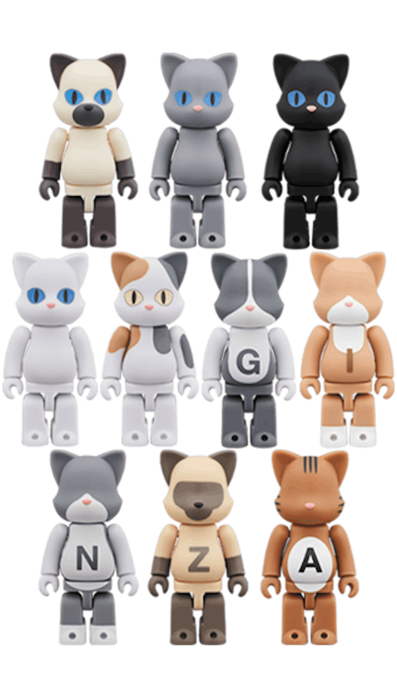 Bearbrick NYABRICKS x The Conveni 100% (Set of 10)