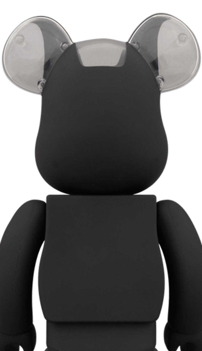 Bearbrick Neighborhood 400% Black