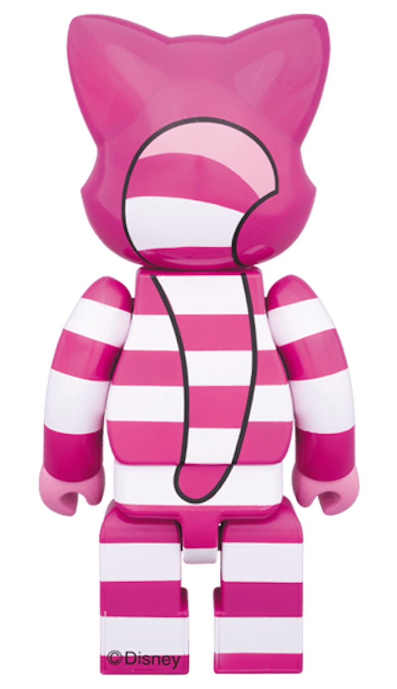 Bearbrick Nyabrick Cheshire Cat 400% Pink/White