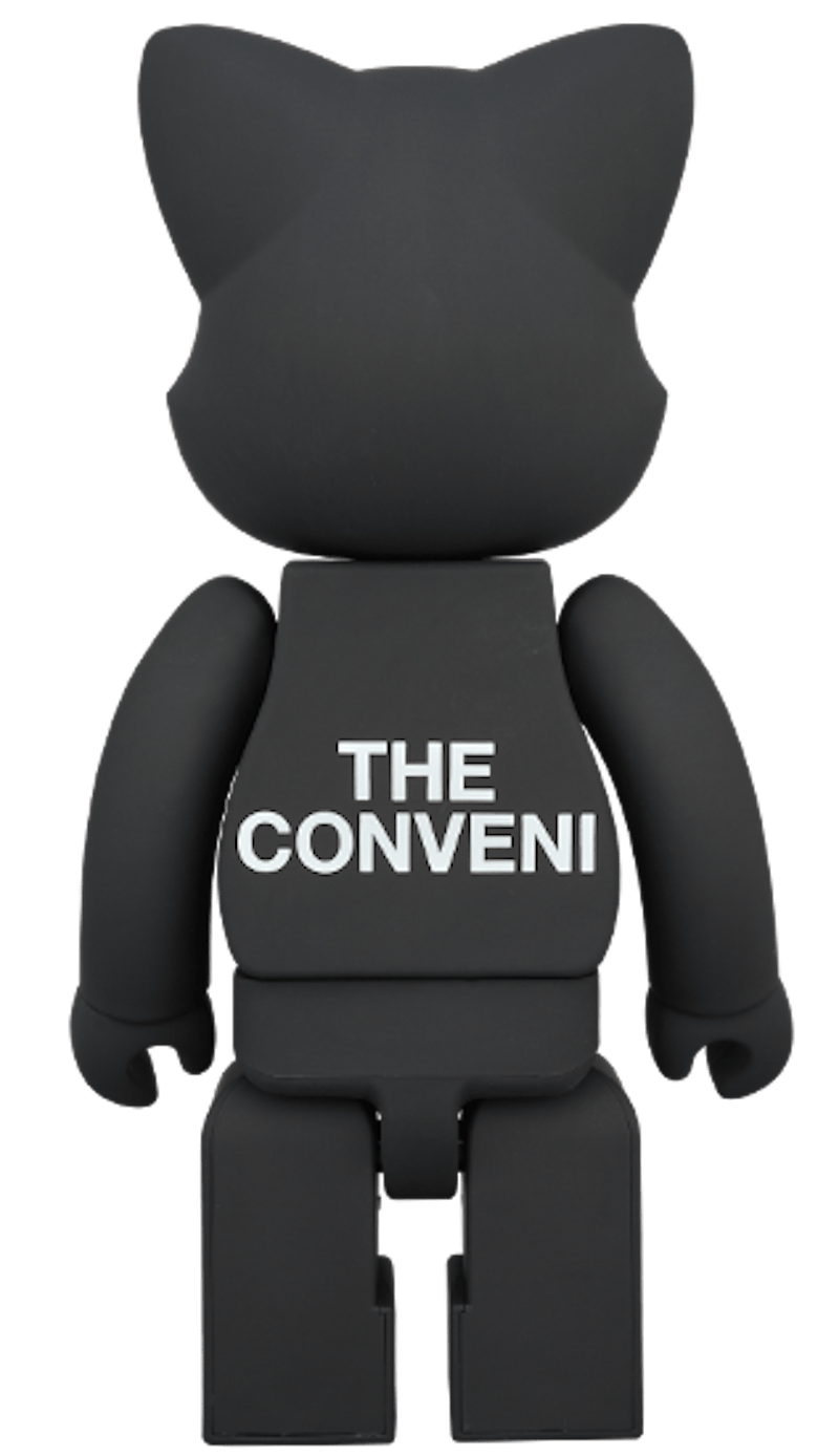 Bearbrick Nyabrick The Conveni x Fragment 400% Black