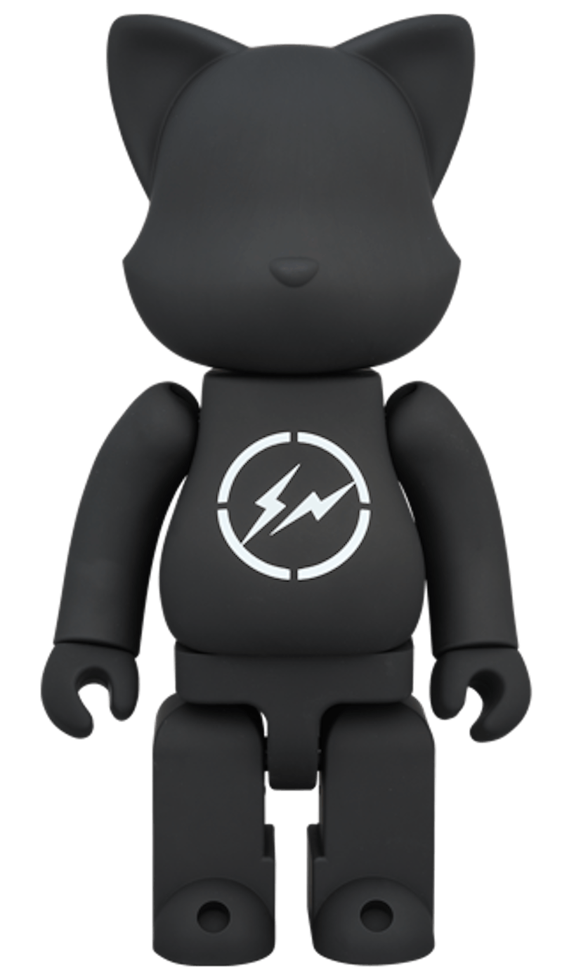 Bearbrick Nyabrick The Conveni x Fragment 400% Black