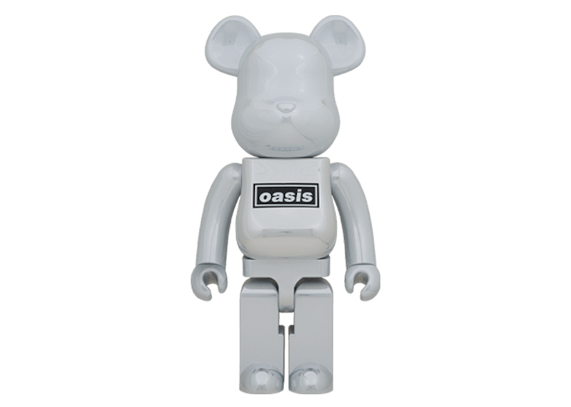 Bearbrick Oasis 1000% White Crome