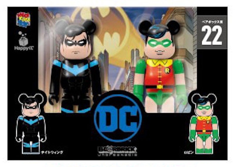 Bearbrick Pair Box Award 22 Robin 100% (Set of 2)