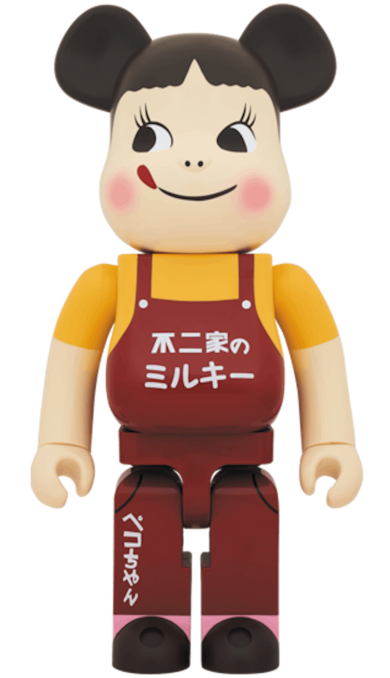 Bearbrick Peko-Chan Milky Vintage Edition 1000% Multi