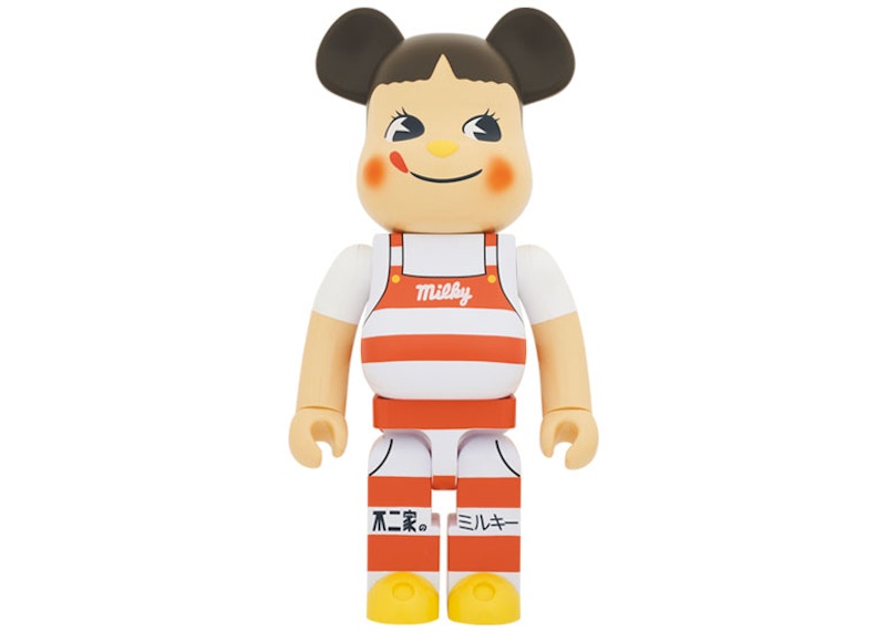 Bearbrick Peko-chan Milky Tricorn Hat Design 1000%
