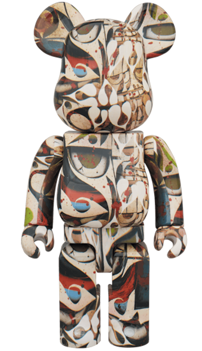 Bearbrick Phil Frost 100% & 400% Set Tan