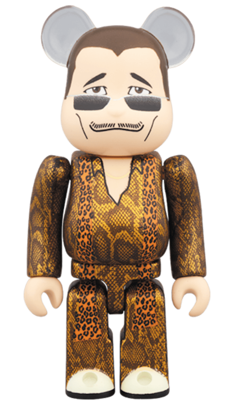 Bearbrick Pico Taro 100% & 400% Set Beige