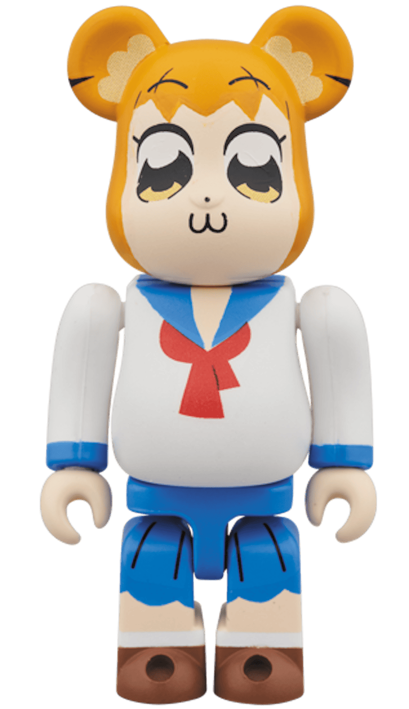 Bearbrick Popte 2 Pack 100% White