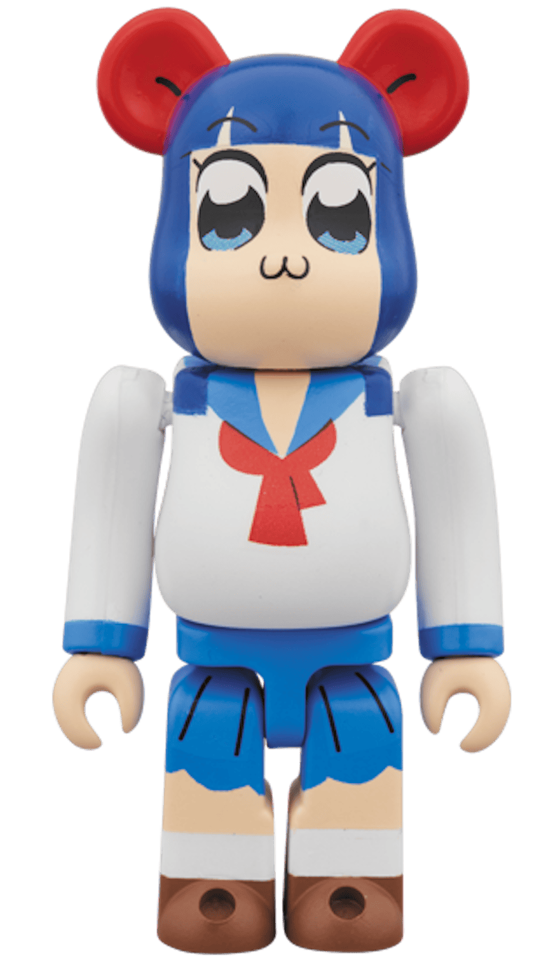 Bearbrick Popte 2 Pack 100% White