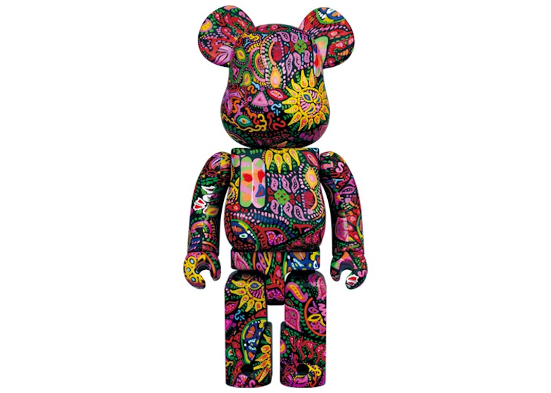 Bearbrick Psychedelic Paisley 1000% Multi