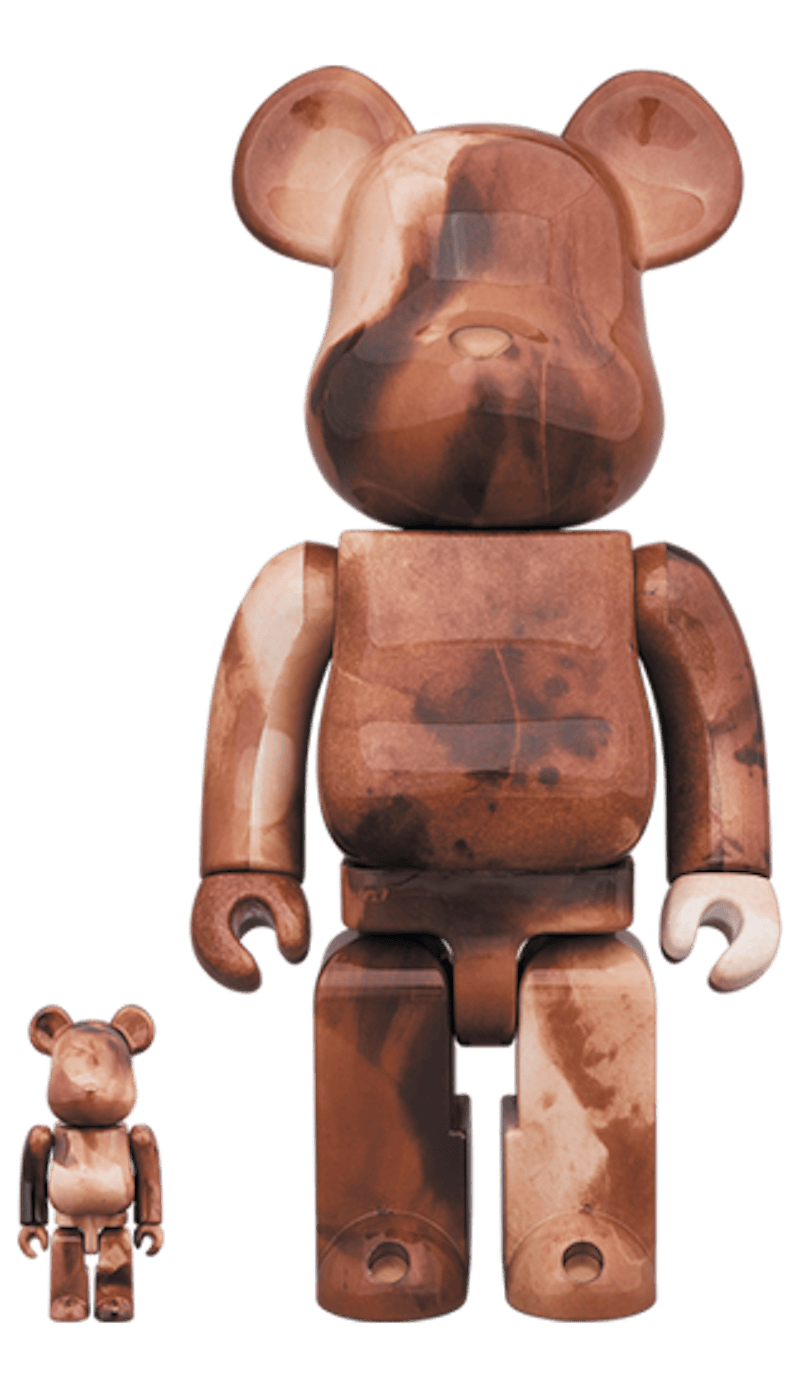 Bearbrick Pushead #4 100% & 400% Brown