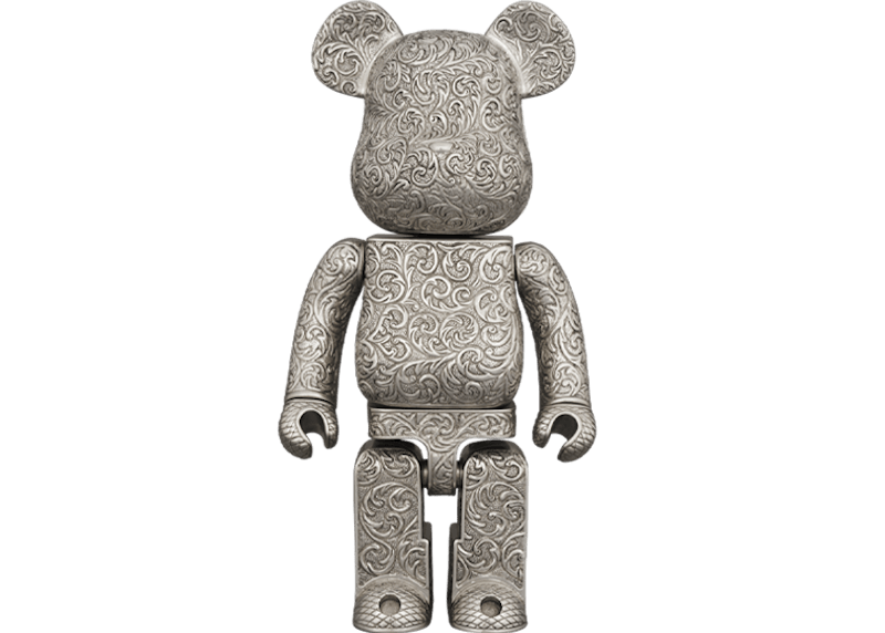 Bearbrick ROYAL SELANGOR ARABESQUE CLASSIC 400% Silver