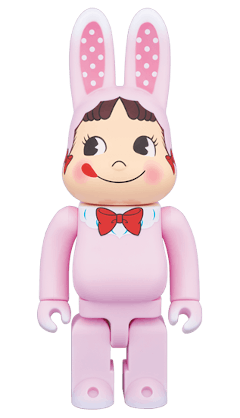 Bearbrick Rabbrick Costume Peko-Chan 400% Pink