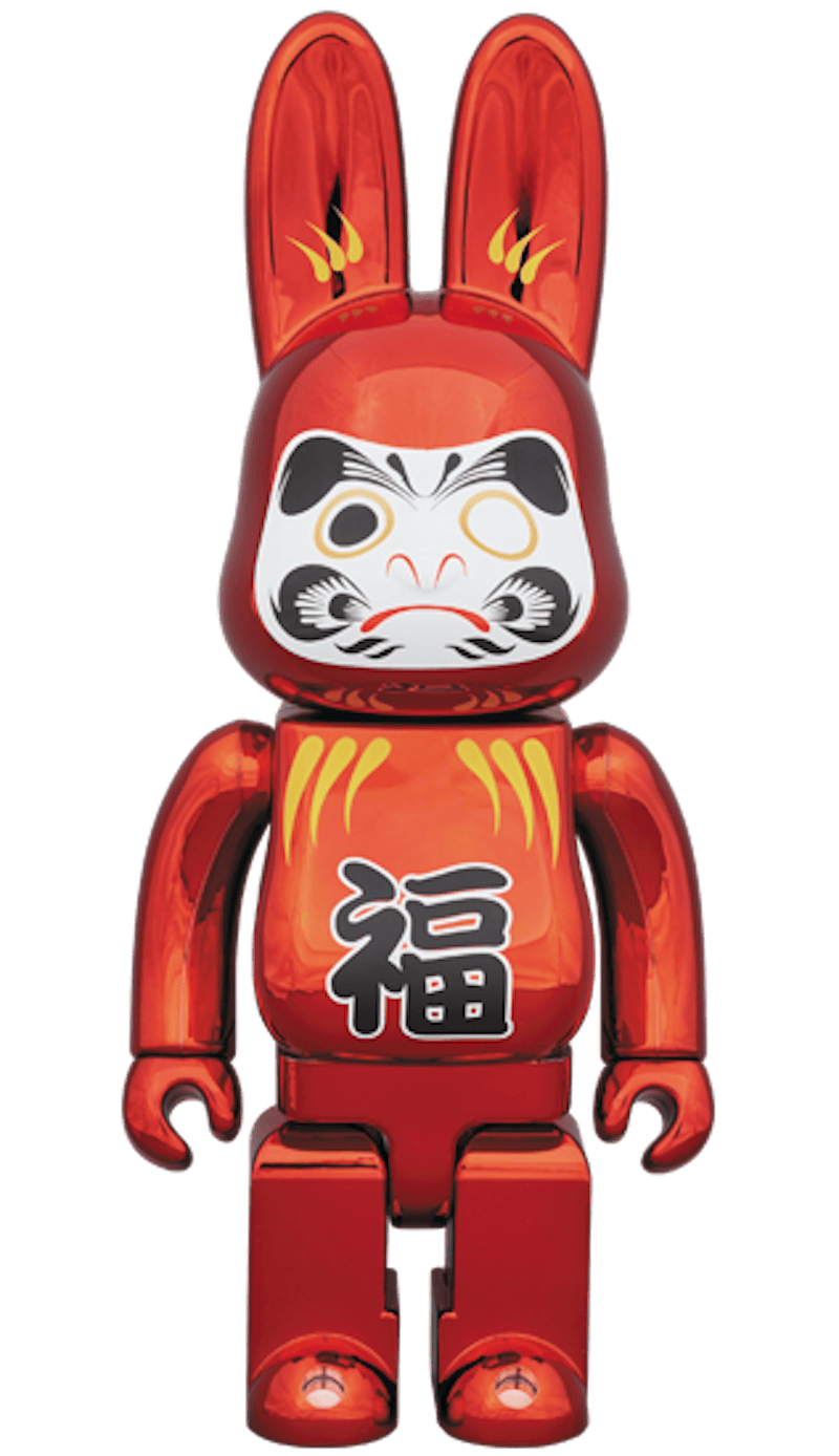 Bearbrick Rabbrick Tatsumi 400% Red Plated