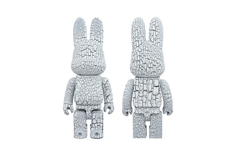 Bearbrick Rabbrick Karimoku Birch 400% White