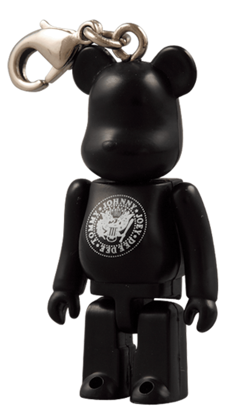 Bearbrick Ramones 50% & 400% Set Black