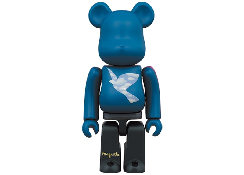 Bearbrick René Magritte (L'oiseau de ciel 1965/La belle societe 1965) 100% & 400% Set