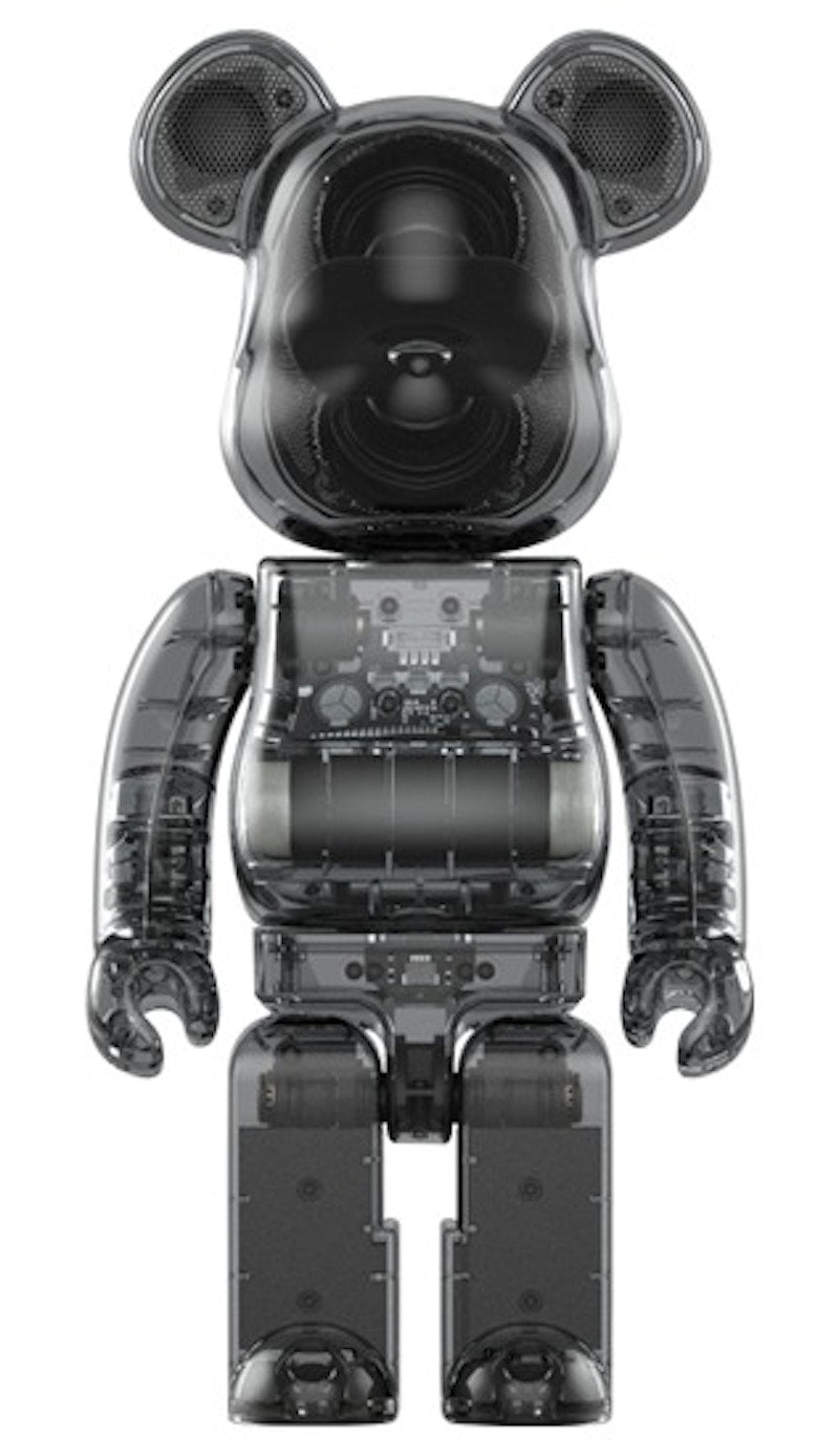 Bearbrick Rinaro Audio 400% Portable Speaker Smoke