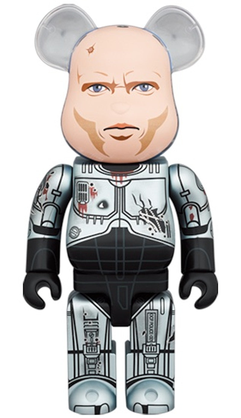 Bearbrick RoboCop Murphy Head Ver. 100% & 400% Set
