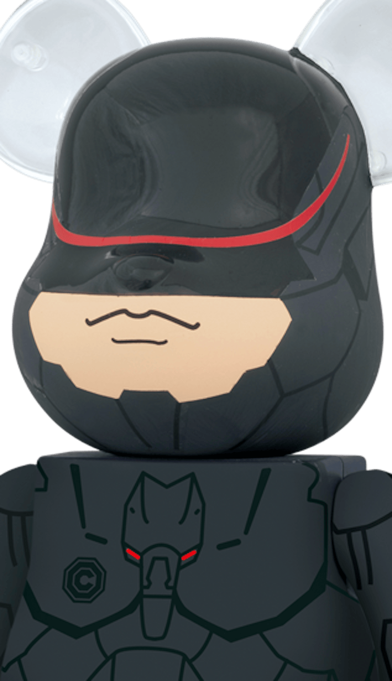 Bearbrick Robocop 400% Black
