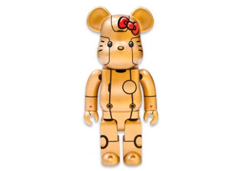 Bearbrick Robot Hello Kitty 1000% Gold