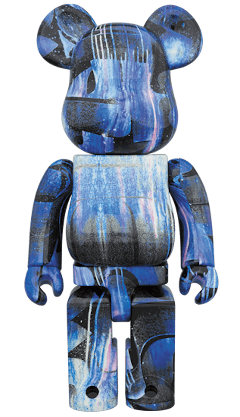 Bearbrick Rostarr 100% & 400% Set Blue