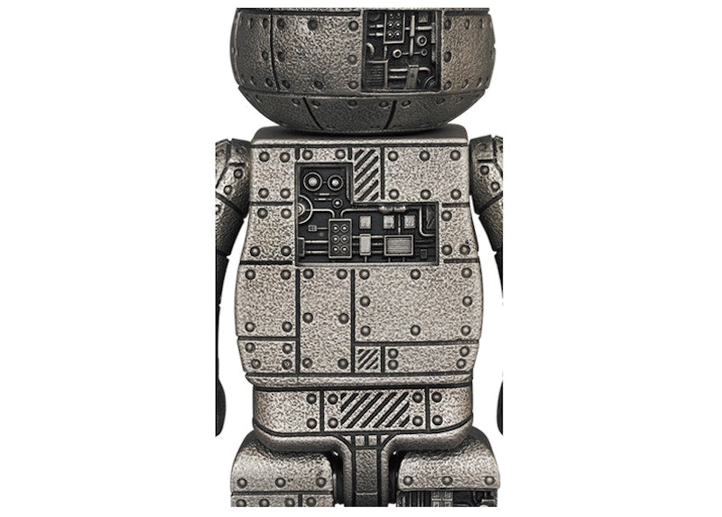 Bearbrick Royal Selangor Steampunk Iron Bright 400% Silver