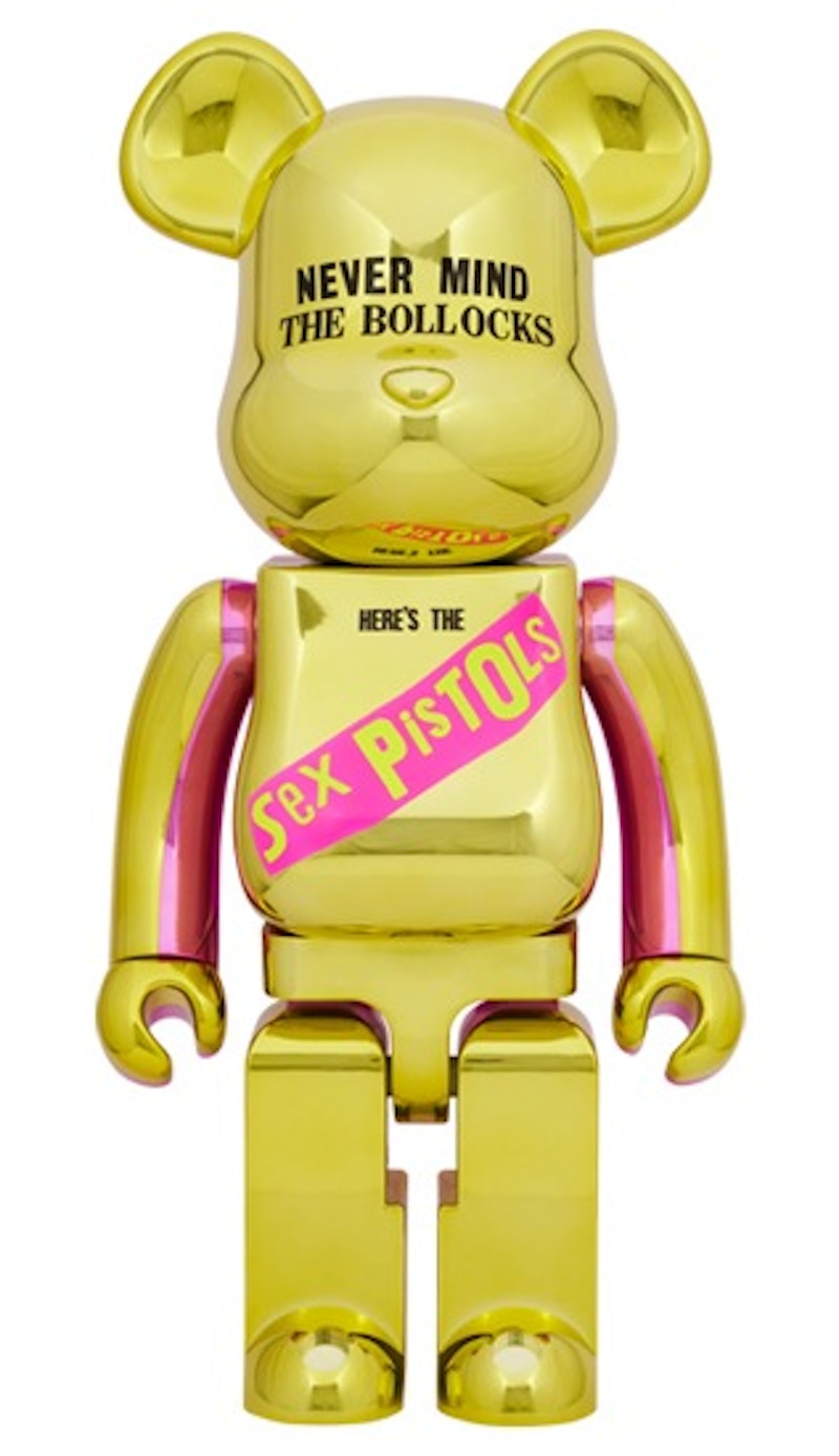 Bearbrick Sex Pistols "Never Mind The Bollocks" 1000% Chrome