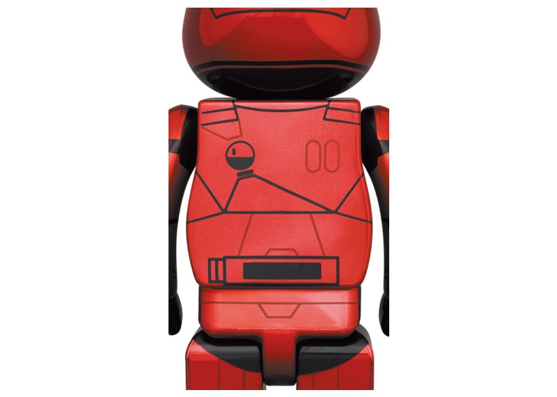 Bearbrick Sith Trooper 100% & 400% Set Red Chrome Ver.