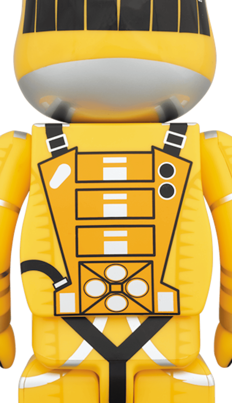 Bearbrick Space Suit Yellow Ver. 100% & 400% Set Yellow