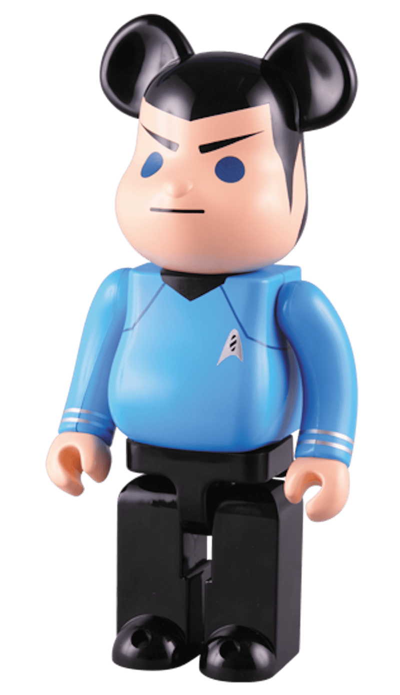 Bearbrick Spock 400% Blue