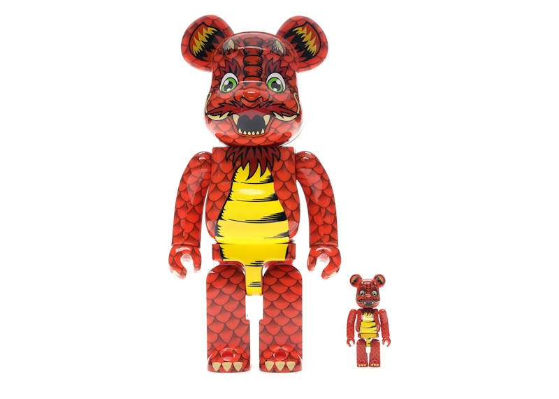 Bearbrick Steve Caballero 100% & 400% Set Orange