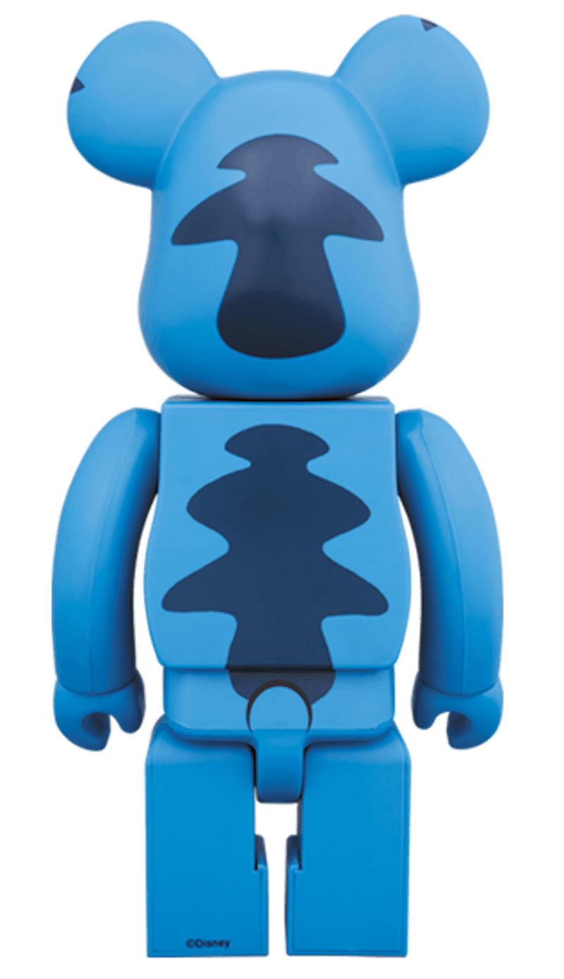 Bearbrick Stitch 400% Blue