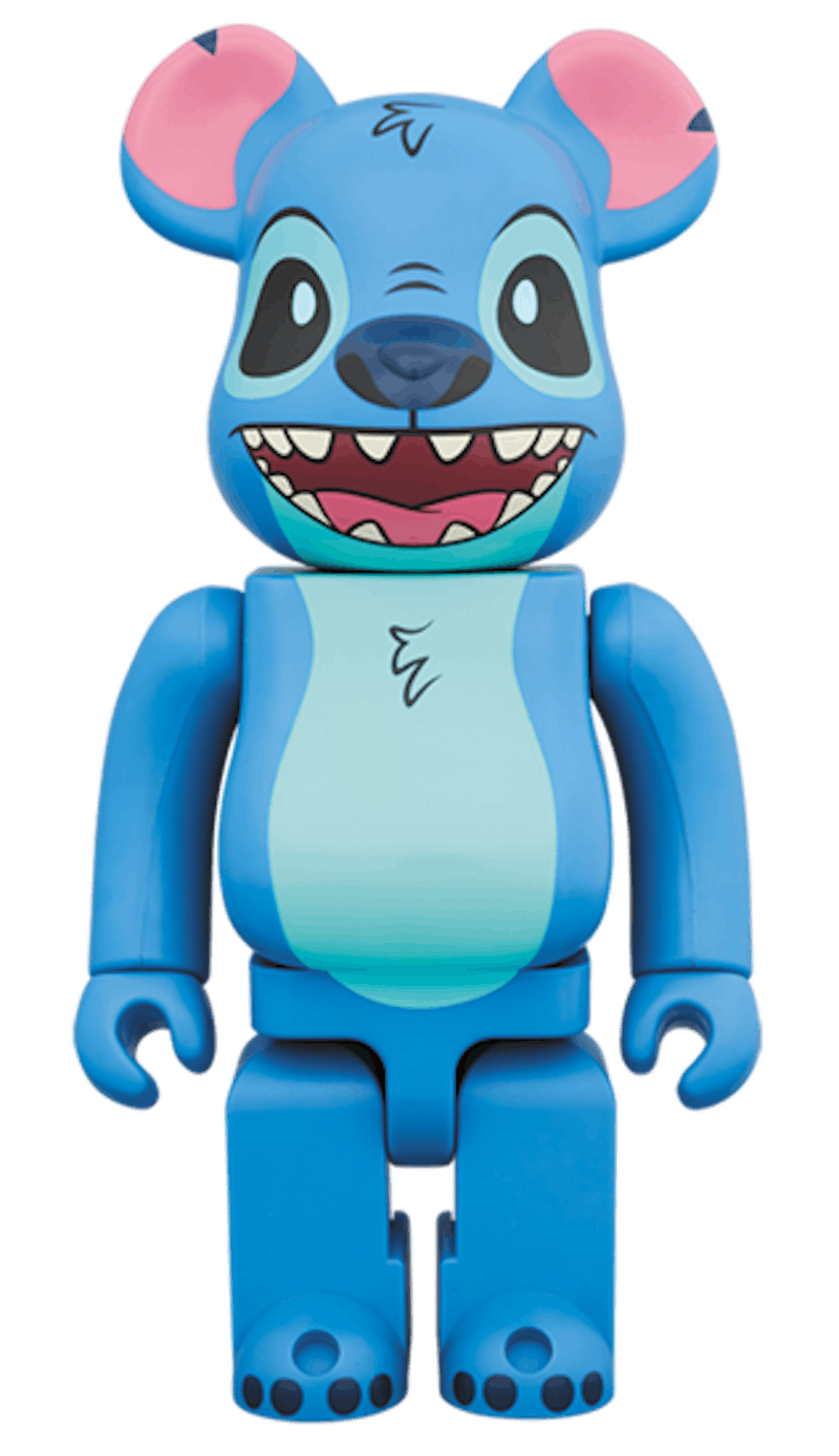 Bearbrick Stitch 400% Blue