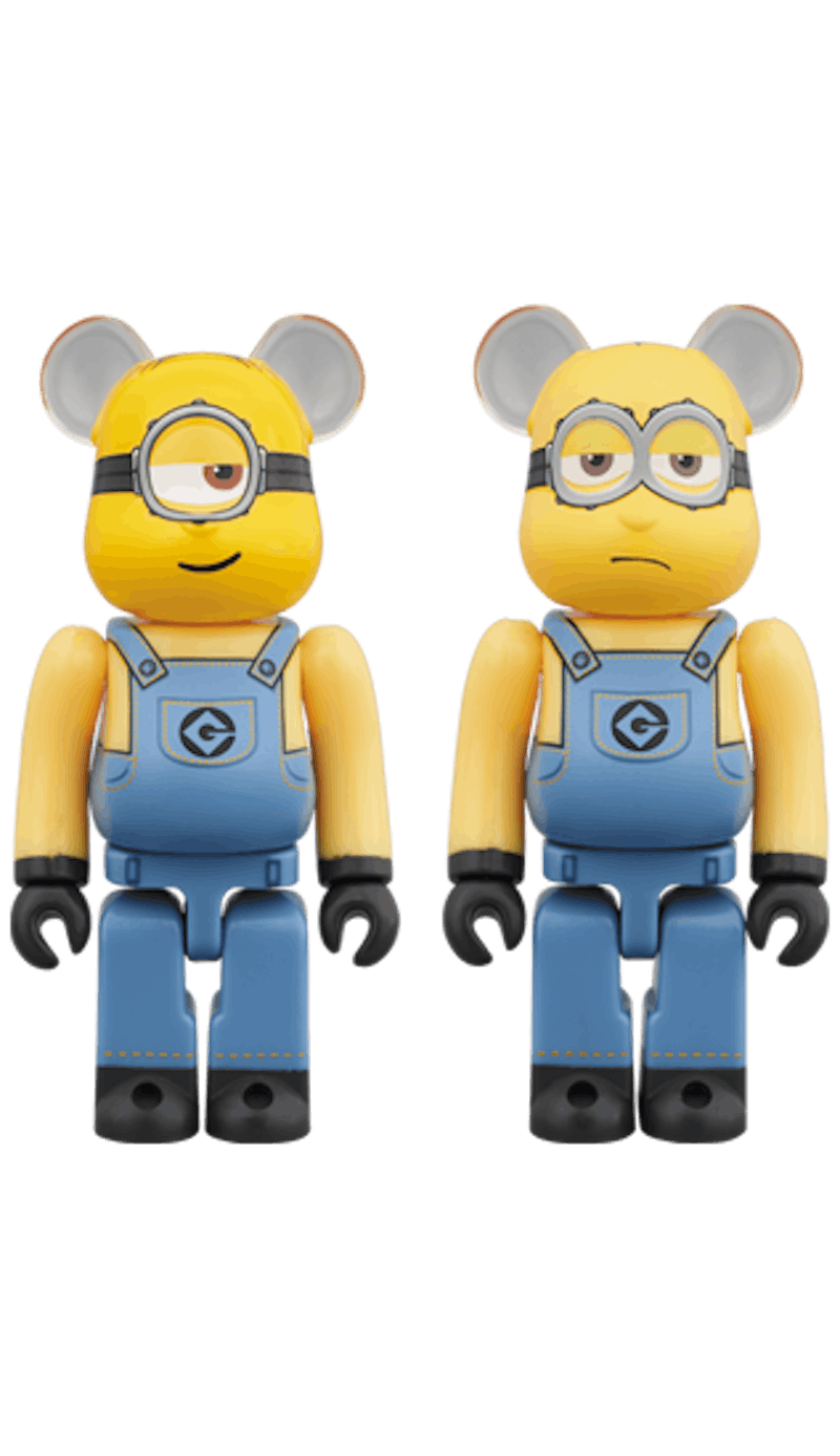 Bearbrick Stuart & Kevin 100% Set