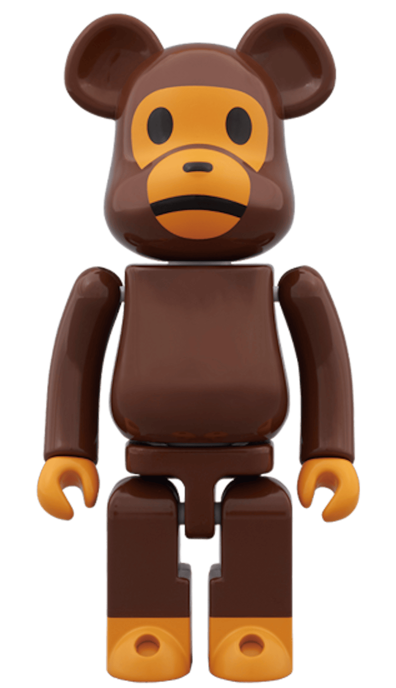 Bearbrick Superalloy Baby Milo (R) 200% Brown